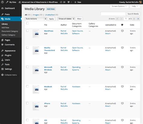 query wordpress|wordpress query attachments.
